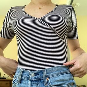 Stripped TOPSHOP Body Suit